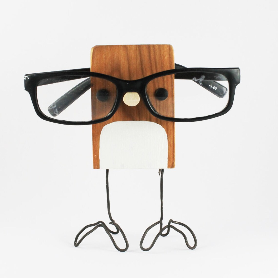 Bird Wearing Eyeglasses Stand / Glasses Holder / Boho Chic / Etsy
