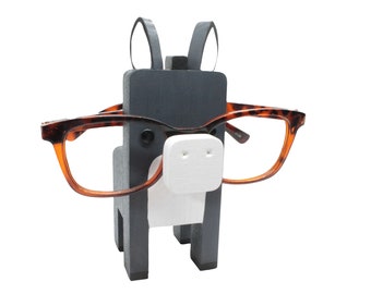 Donkey Wearing Eyeglasses Stand / Glasses Holder / Farmhouse Chic / Country Decor