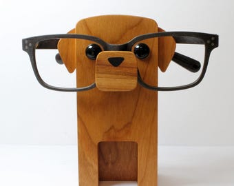 Red Labrador Retriever Dog Eyeglass Stand / Red Lab Glasses Holder