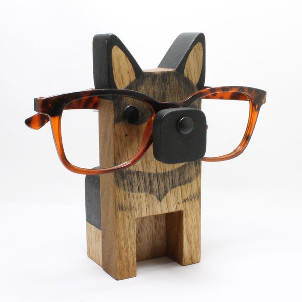 German Shepherd Eyeglass Stand / Glasses Holder