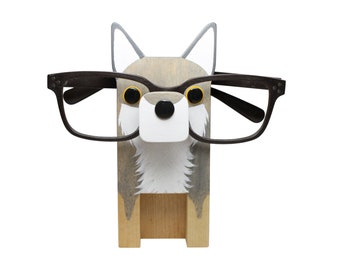 Wolf Eyeglass Stand / Glasses Holder