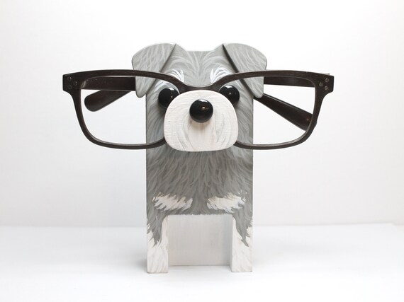 シュナウザー犬用眼鏡スタンド/メガネホルダー - Etsy 日本