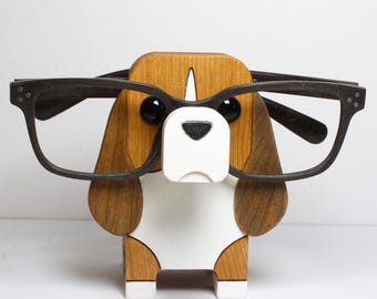 Basset Hound Dog Eyeglass Stand/ Ornament / Home Decor