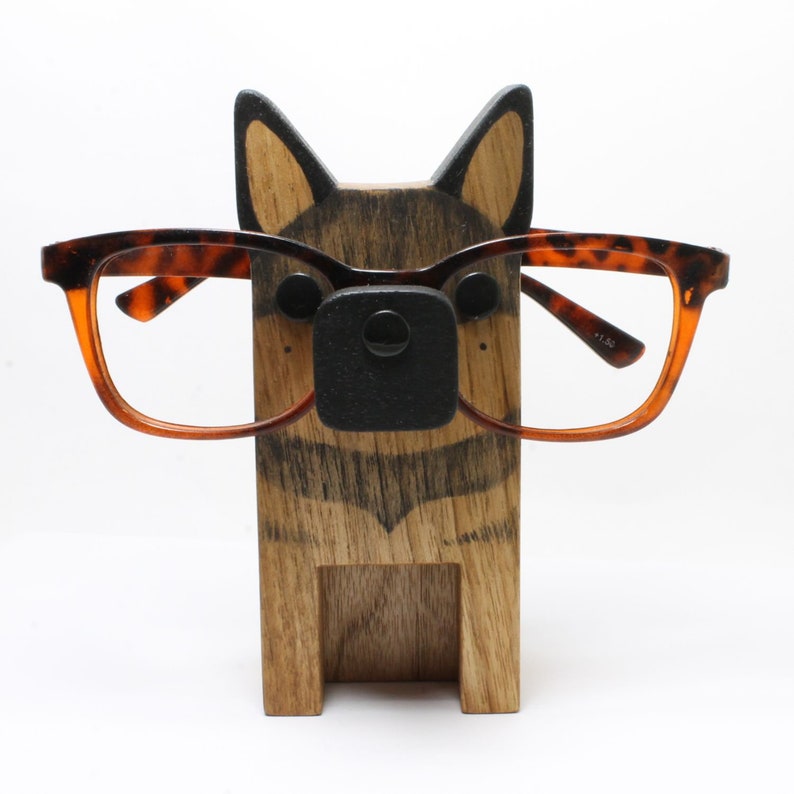 German Shepherd Eyeglass Stand / Glasses Holder image 3