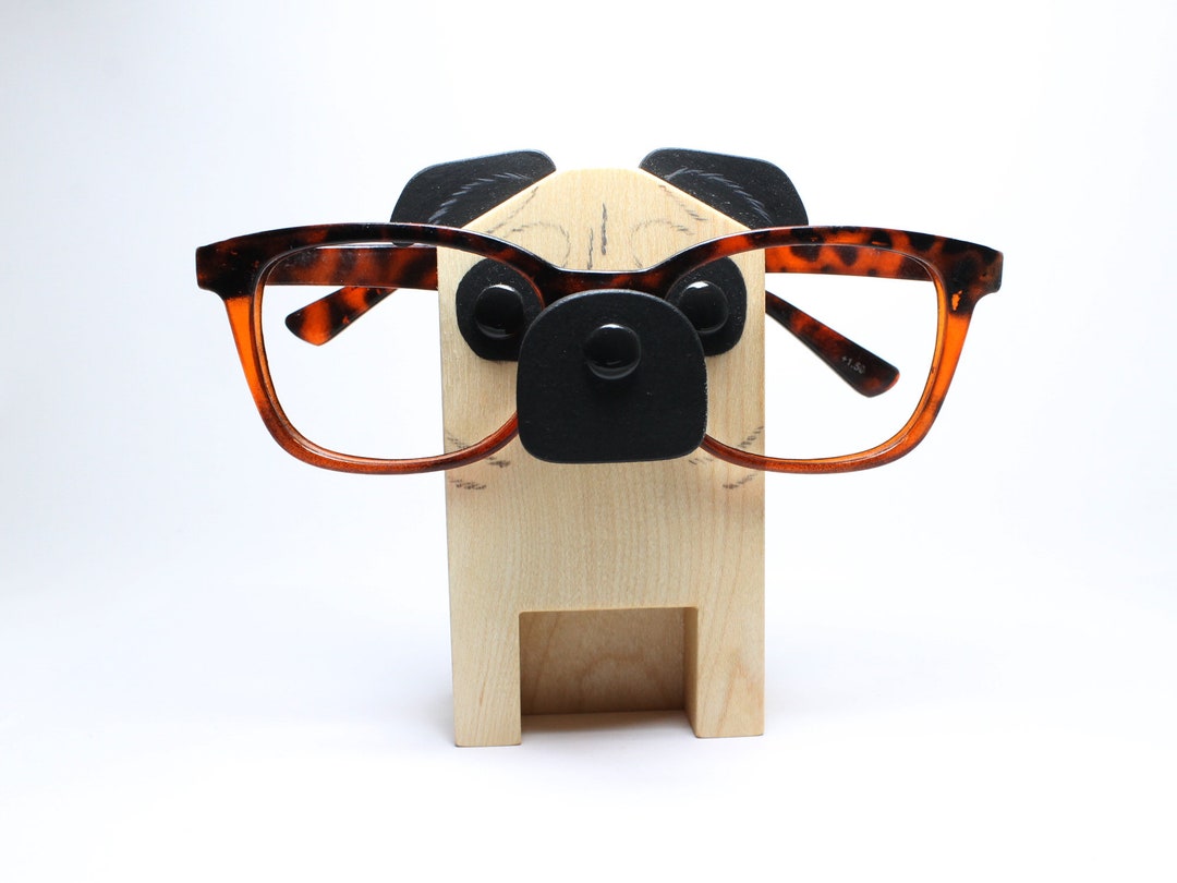 Pug Dog Eyeglass Stand / Glasses Holder / Etsy