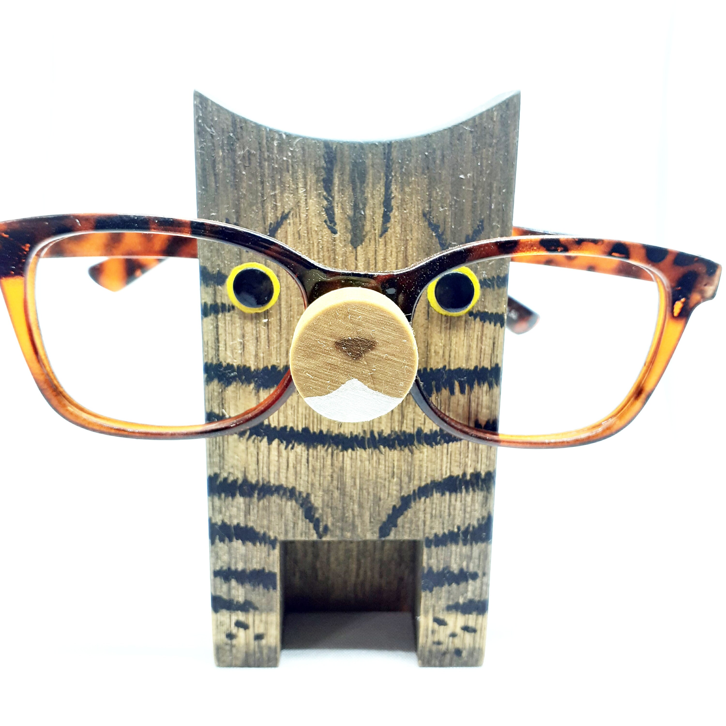 Personalized Cat Eyeglass Stand Custom Pet Gift Cat Etsy