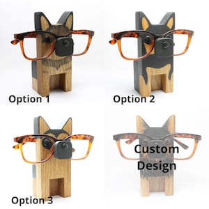 German Shepherd Eyeglass Stand / Glasses Holder image 2