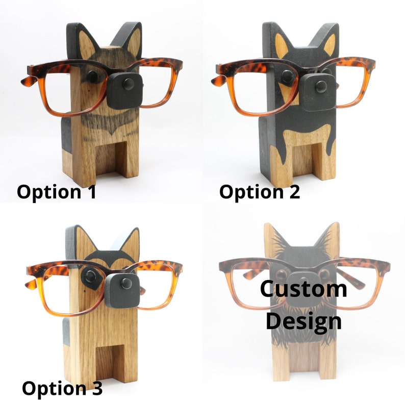 German Shepherd Eyeglass Stand / Glasses Holder image 2