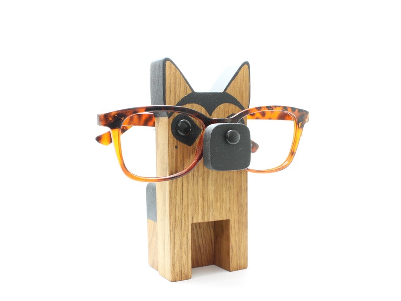 German Shepherd Eyeglass Stand / Glasses Holder Option 3