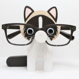 Ragdoll Cat Eyeglass Stand / Glasses Holder