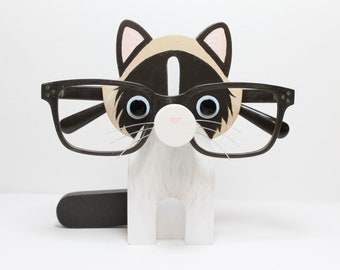 Ragdoll Cat Eyeglass Stand / Glasses Holder