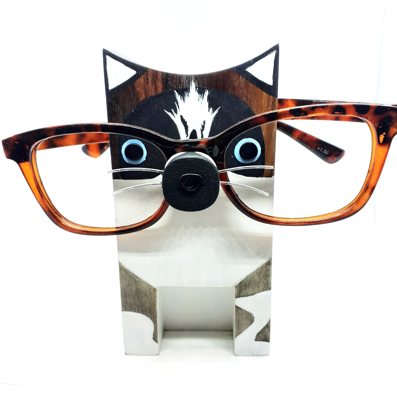 Personalized Cat Eyeglass Stand Custom Pet Gift Cat Etsy