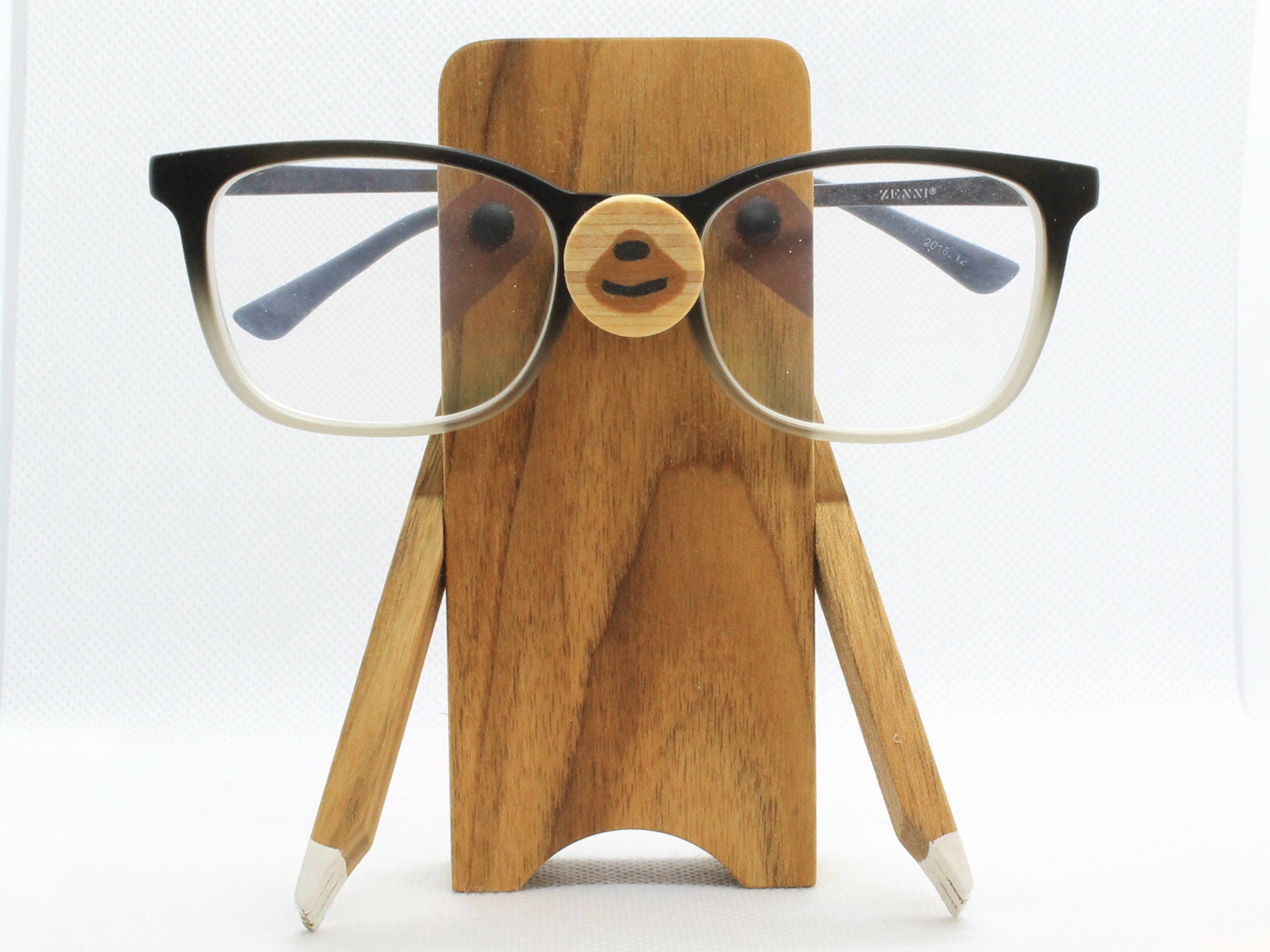 Walnut Single Glasses Holder, Eye Glasses Stand, Sunglasses Stand, Desk  Organizer, Office Accessory 