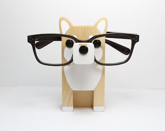 Shiba Inu Dog Eyeglass Stand / Glasses Holder