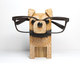 Airedale Terrier Dog Eyeglass Stand / Glasses Holder