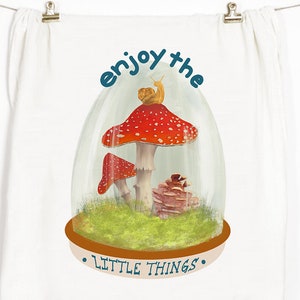 Little Things Tea Towel, Flour Sack Towel, Tea Towel, Dish Towel, Kitchen Towel