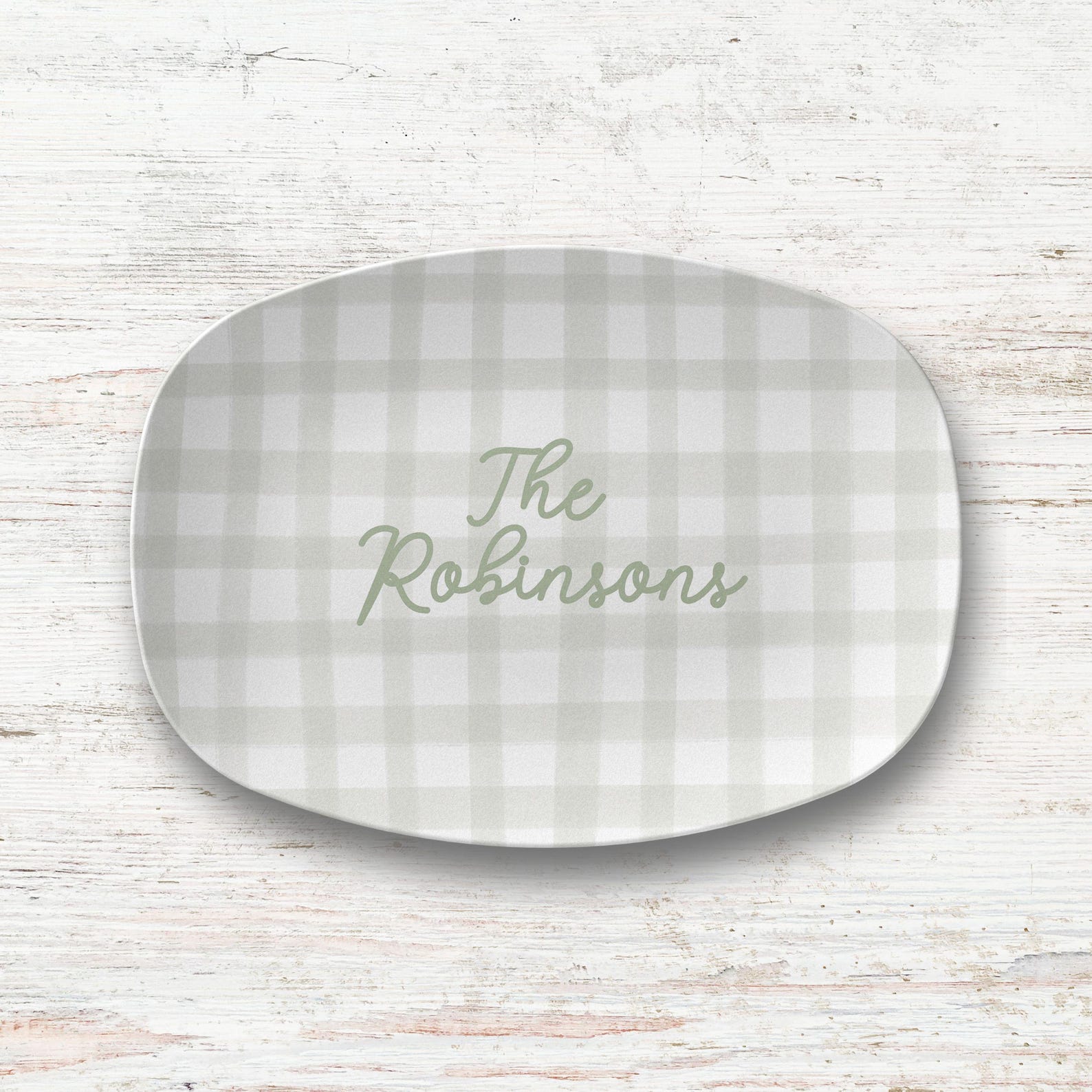 Custom Last Name Serving Platter