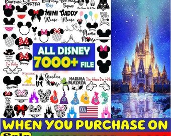 7000 Files Disney svg, Bundle Svg, Mic-key, Minnie SVG, Mega bundle svg, Disney budle svg, cartoon svg, png, svg