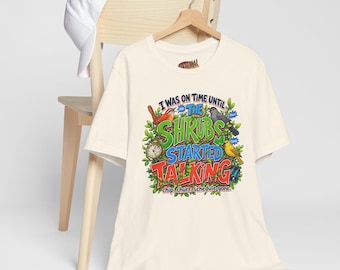 Camiseta "Llegué a tiempo hasta que los arbustos empezaron a hablar", camiseta divertida para observadores de aves, regalo para observadores de aves, regalo para ornitólogos