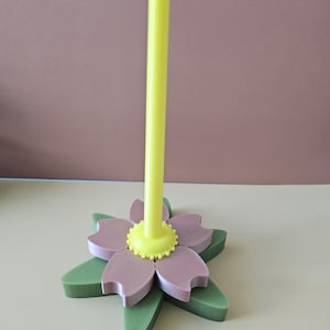 The Glide Spinner Pink Spring Flower – Crochet/Knitting Yarn Spinner| Yarn Holder| Knitting Tool