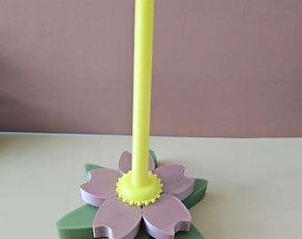 The Glide Spinner Pink Spring Flower – Crochet/Knitting Yarn Spinner| Yarn Holder| Knitting Tool