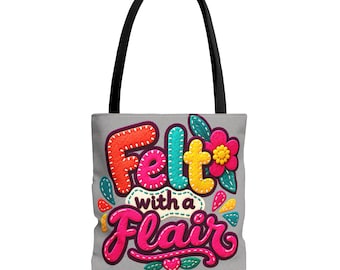 Bolso tote de fieltro con estilo