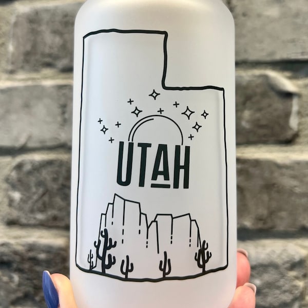 Utah State - Frosted Cup - 18oz