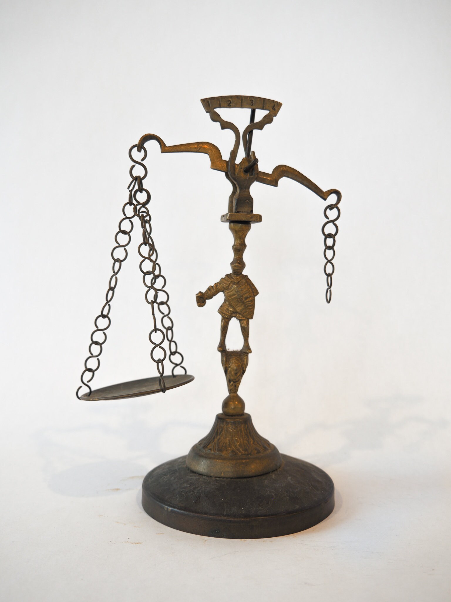 Vintage Brass Scales of Justice Statue 2 Etsy