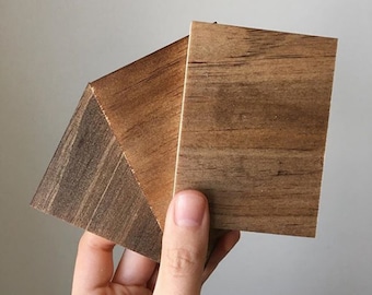 Muestras de madera