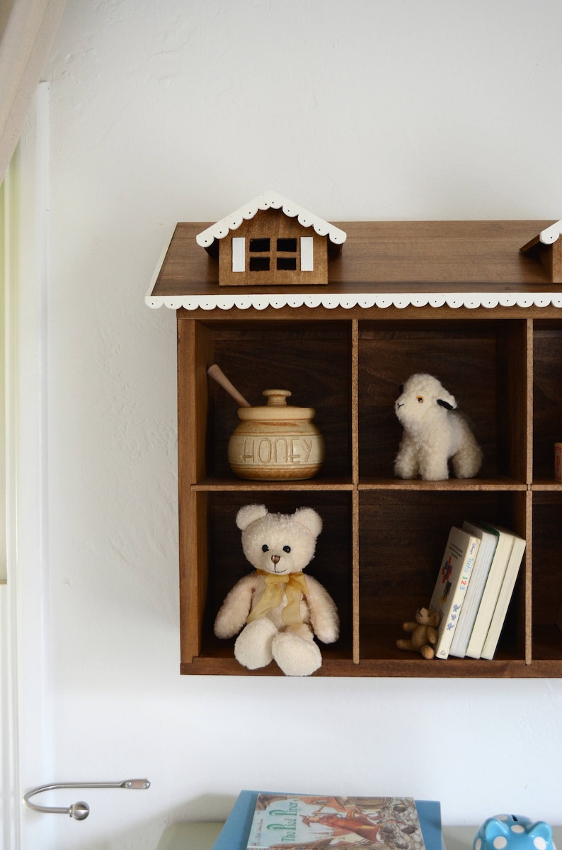 House shelf Nursery wall storage Nursery shelf Nursery Etsy
