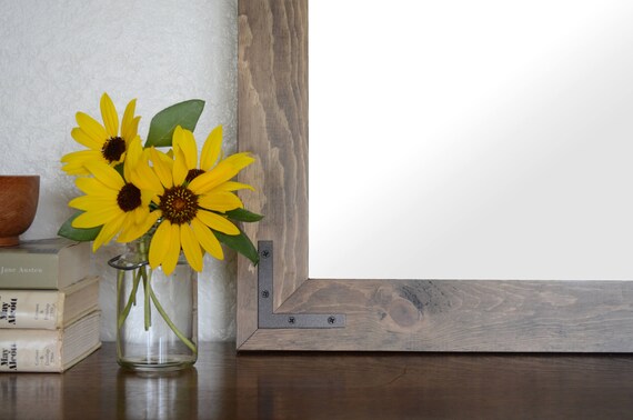 Wooden Mirror With Corner Brackets Jacobean Wall Corner Brackets Jacobean Wall Mirror