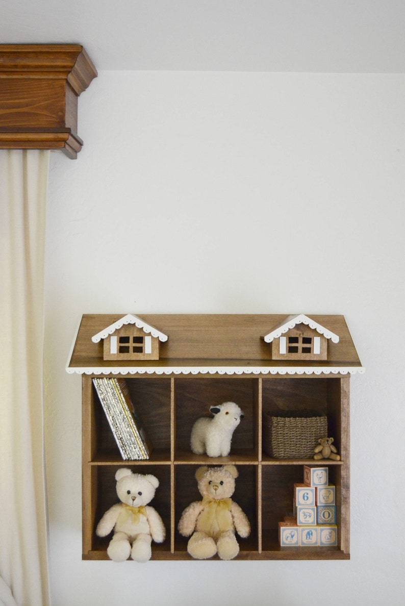 House shelf Nursery wall storage Nursery shelf Nursery Etsy