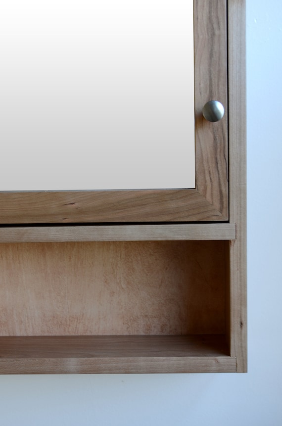 Cherry Medicine Cabinet Bathroom Cabinet Wall Storage Unit