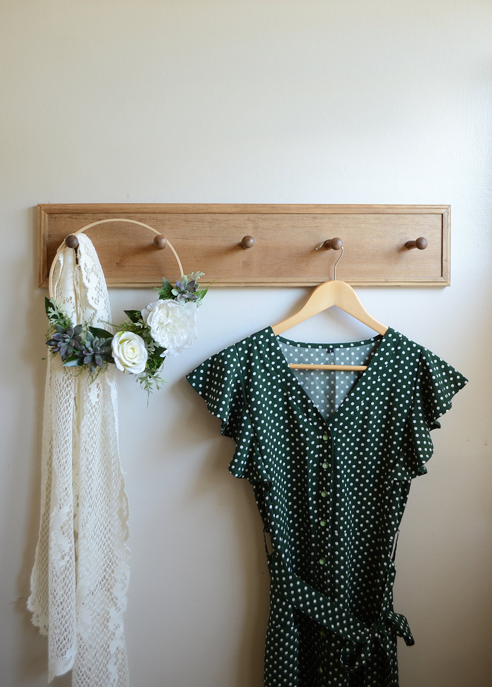 Wood Peg Rail Wooden Peg Rack Shaker Peg Rail Coat Rack Etsy