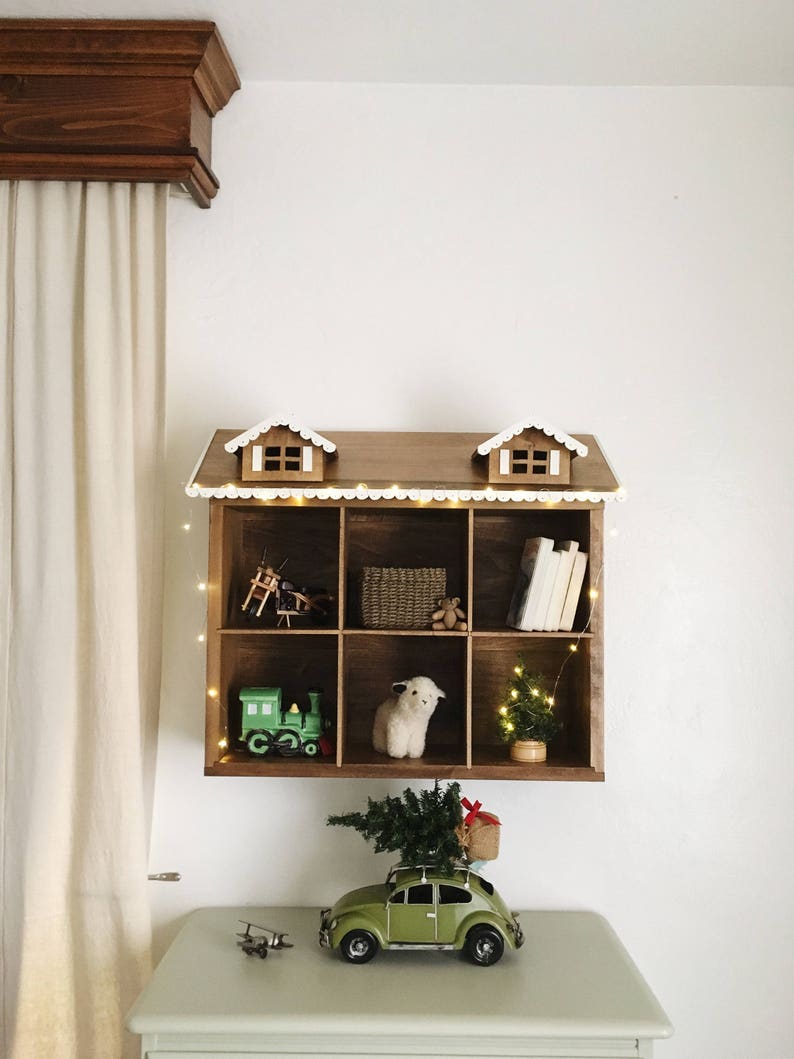 House shelf Nursery wall storage Nursery shelf Nursery Etsy