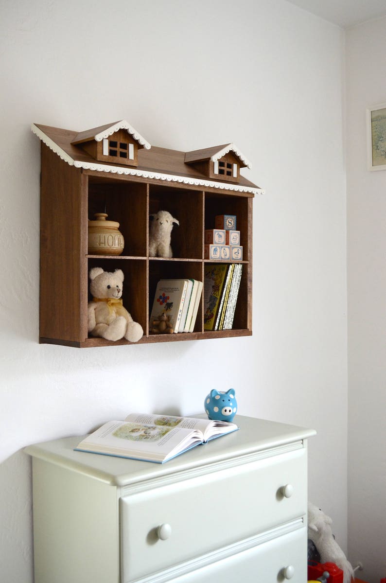 House shelf Nursery wall storage Nursery shelf Nursery Etsy