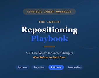 Career Change Strategy Guide | Job Search Workbook for Career Changers | Resume LinkedIn Interview Toolkit