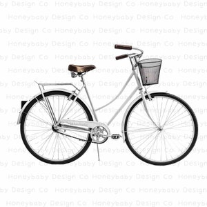 Clipart di biciclette classiche / 3 PNG per uso commerciale / Download digitale / Decorazione minimalista / Stampa su richiesta