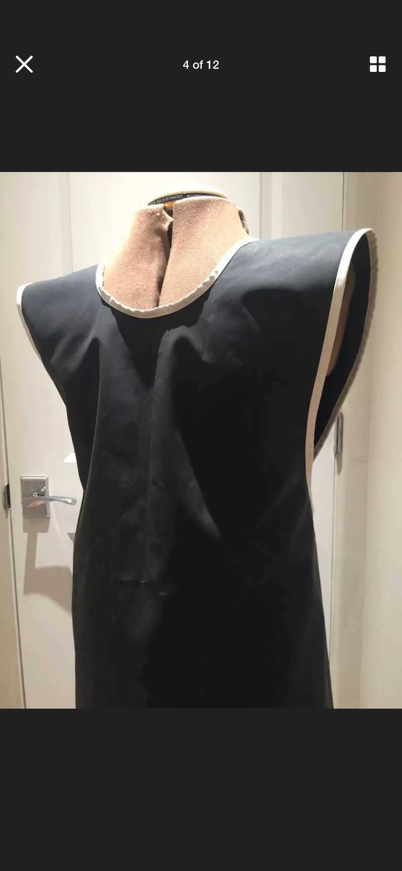 Vintage Rubber Apron Etsy