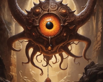 The Horned Key of Helmar Deep DND creature