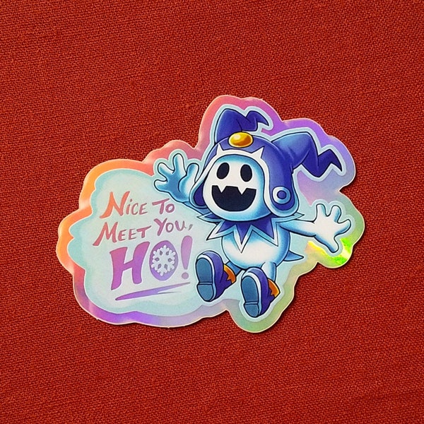 2.9" Jack Frost Holographic Sticker