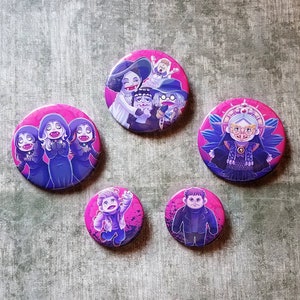 1.5&quot; - 2.5&quot; RE: Village Button Pins