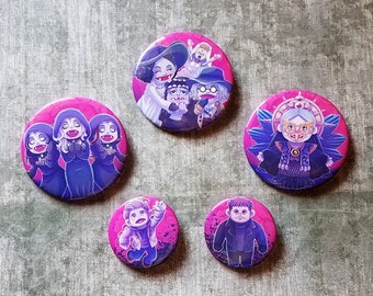 1.5" - 2.5" RE: Village Button Pins