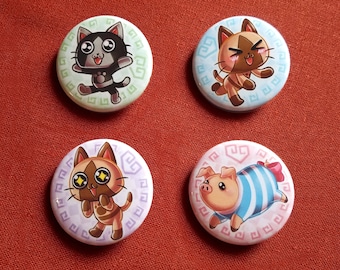 1.5" Palicoes & Poogie Button Pins