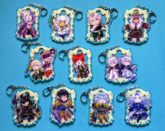 3.5" FFXIV + Heavensward Acrylic Charms
