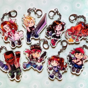 2.5" - 3" FF7R Acrylic Charms