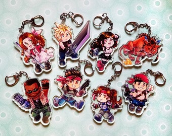 2.5" - 3" FF7R Acrylic Charms
