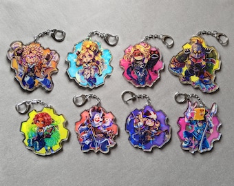 3" Guilty Gear Holographic Acrylic Charms [SET 2]