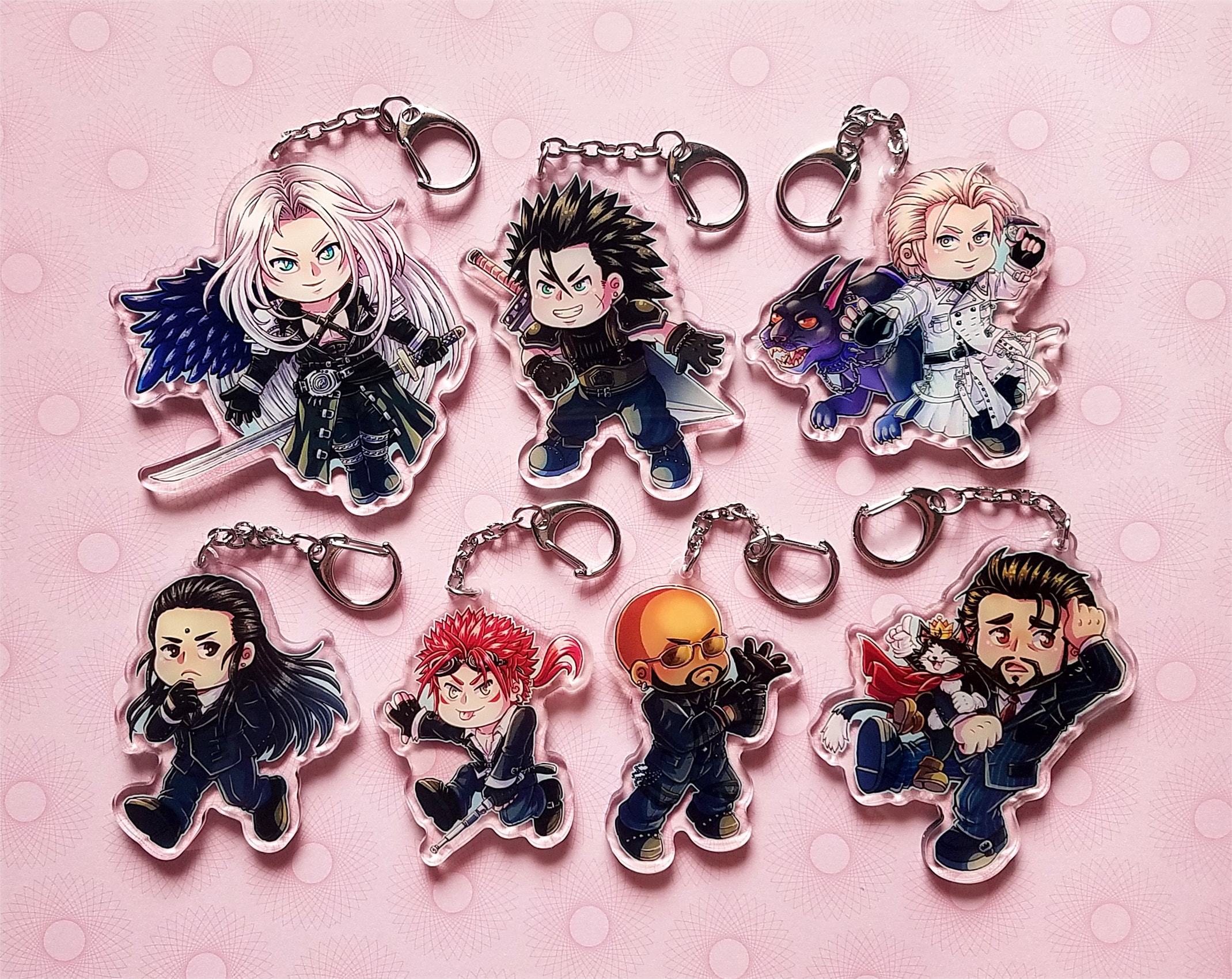CAIT SITH アクリルキーホルダー Cait Sith Keychain - Etsy