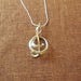 Treble - Sterling Silver Pendant Made Using 3D Printing | 3D Printed Pendant | 3D Printed Jewelry | Gift for Music Lover